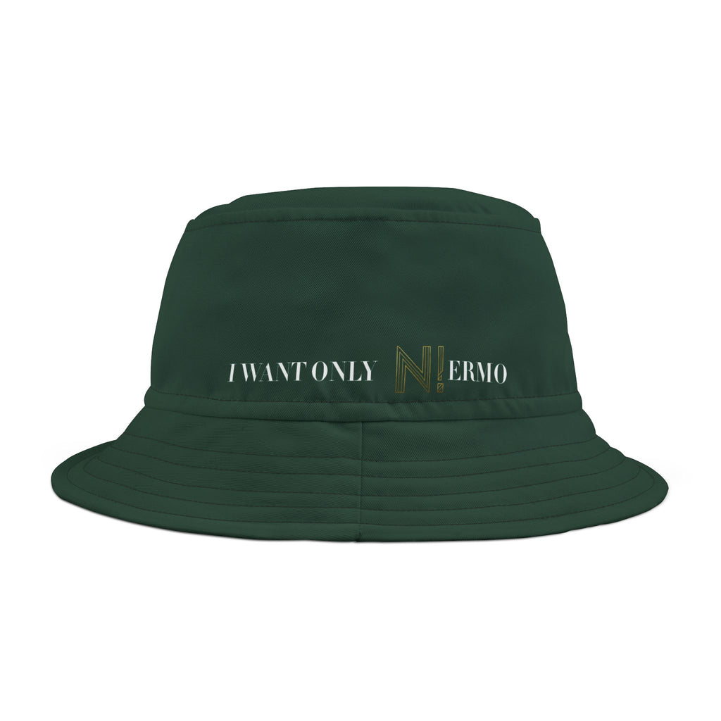 NIERMO Essential White Luxury Bucket Hat