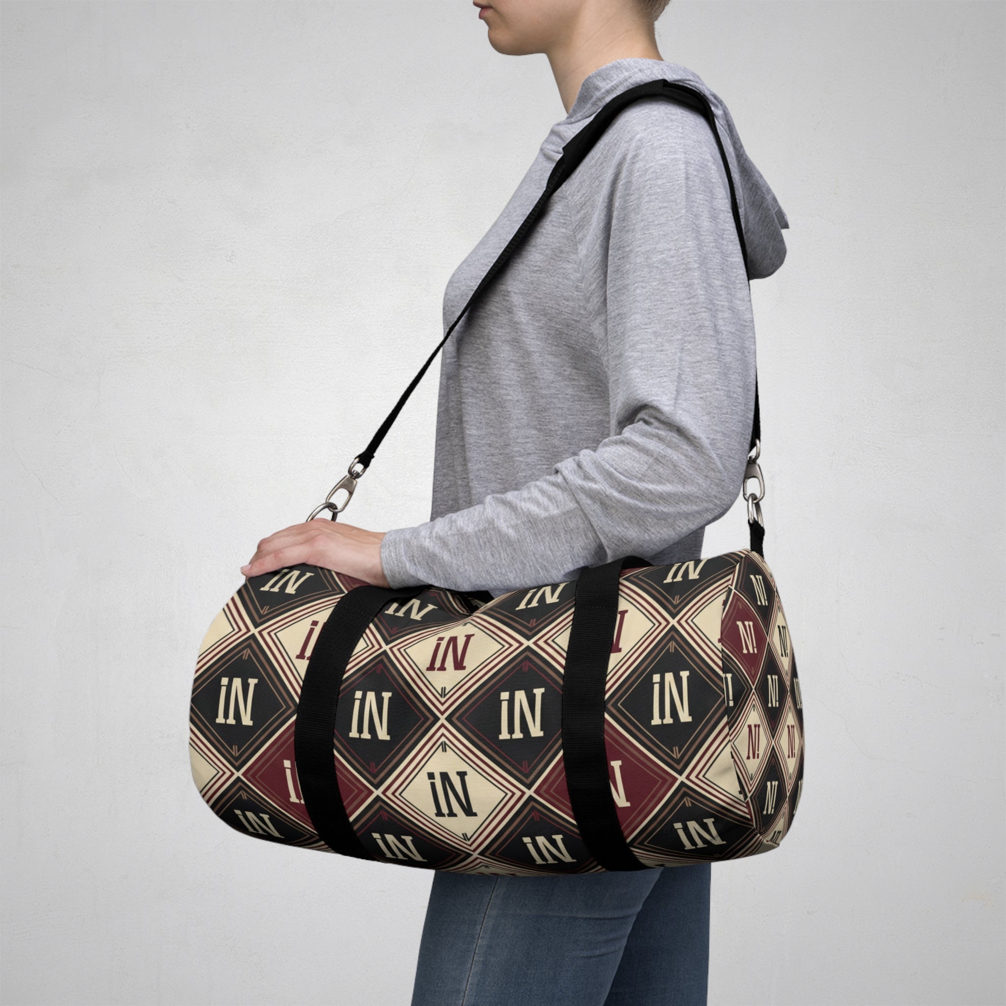 Niermo Signature Pattern Duffle – Luxury Designer Travel Bag