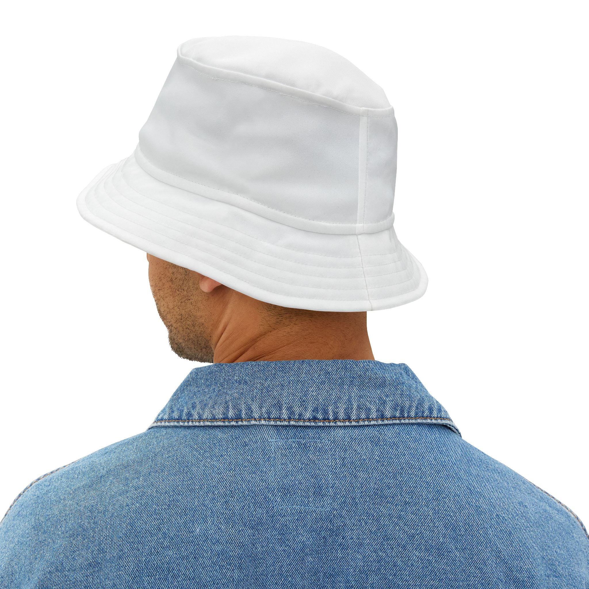 NIERMO Essential White Luxury Bucket Hat