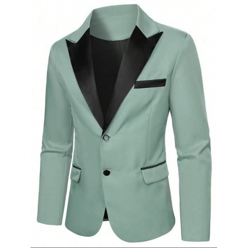NIERMO Men's Slim-fit Suit Jacket Three-piece Set