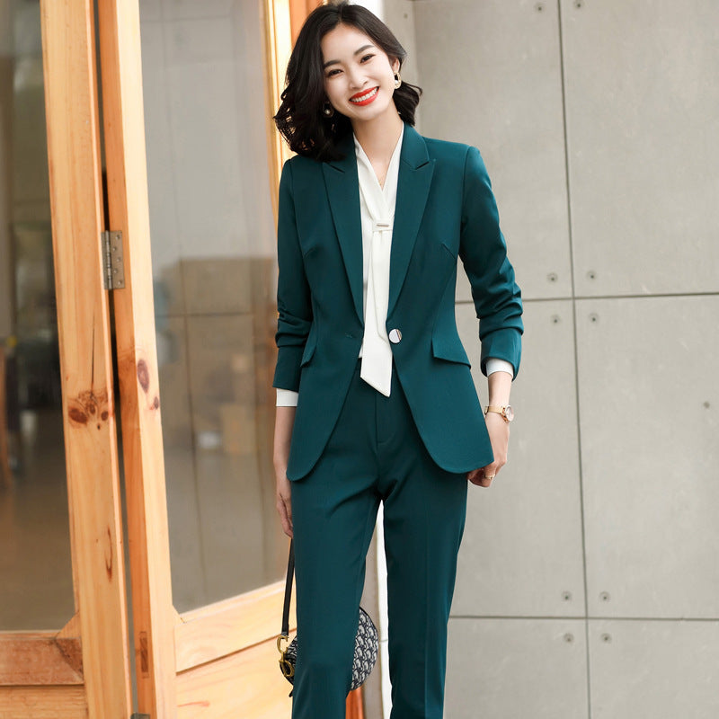 NIERMO Ladies Business Work Suit Wear 2-piece Set