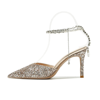 SIGNATURE SET – RHINESTONE CHAIN HEELS
